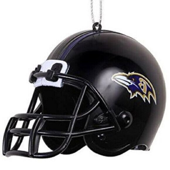 Baltimore Ravens NFL Team Helmet Football Logo Christmas Tree Ornament NEW - Picture 1 of 3